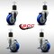 Service Caster 3.5'' SS Blue Poly Wheel Swivel 1-7/8'' Expanding Stem Caster Set 2 Brakes, 4PK SCC-SSEX20S3514-PPUB-BLU-2-TLB-2-178 - alternate 3